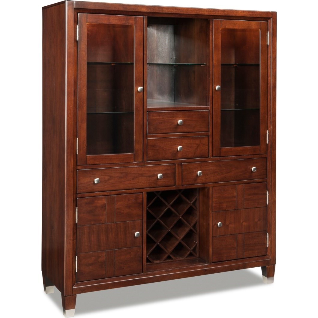 Broyhill Furniture Northern Lights Dining Buffet and China Hutch Baer